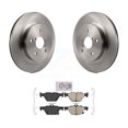 thumbnail image 1 of Transit Auto Rear Disc Brake Rotors and Ceramic Pads Kit for Car Subaru Outback WRX Legacy K8A-101214, 1 of 11