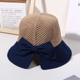 thumbnail image 5 of YooGuoGuo Women's Sun Hats with Wide Brim Floppy Beach Hat Packable Breathable with Bowknot for Summer Vacation, 5 of 7