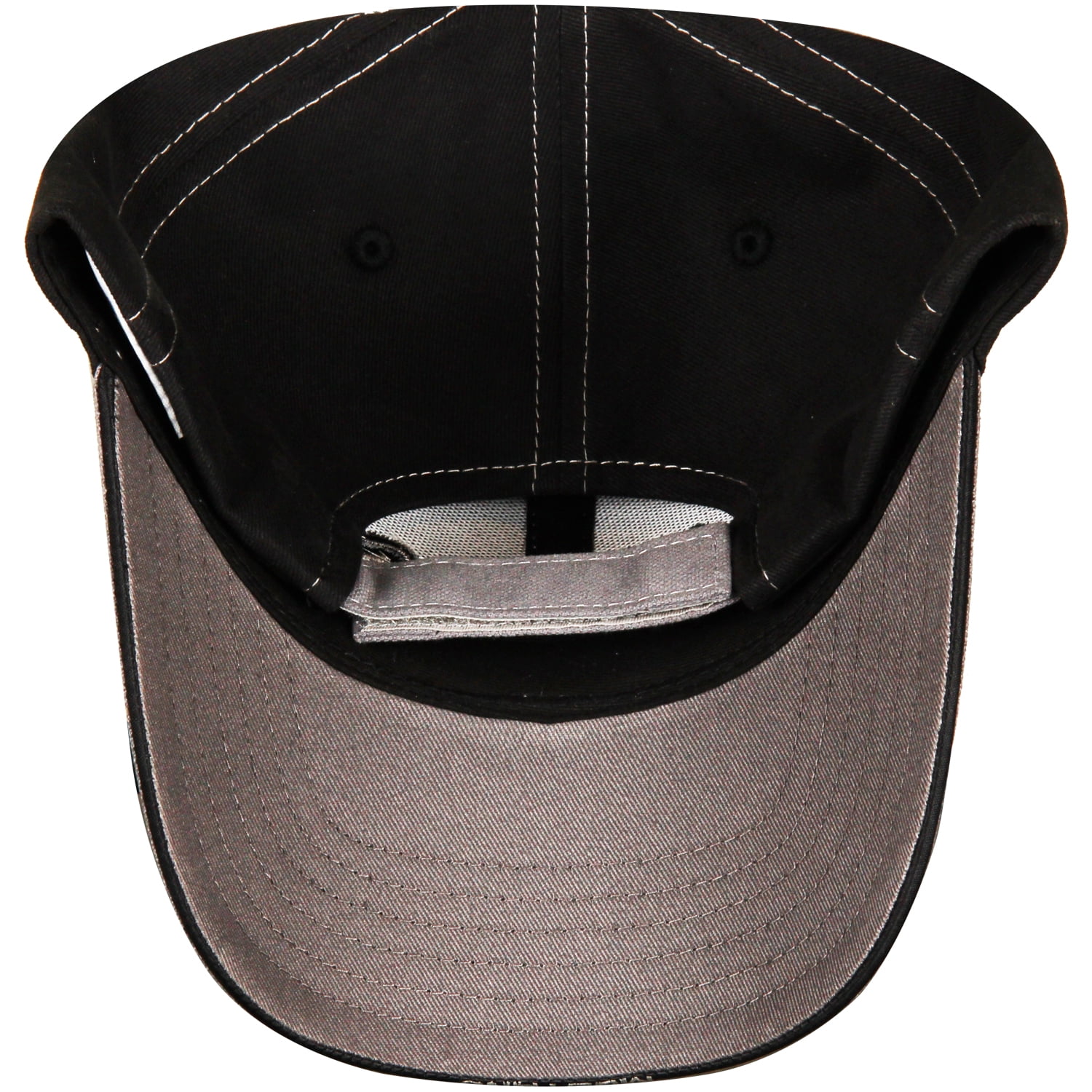 Ford Mustang Gray and Black Sandwich Brim Hat