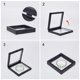 thumbnail image 5 of Vitrina de almacenamiento de joyería flotante 3D Ticfox para monedas y minerales 2,76x2,76 pulgadas blanco, 5 of 14