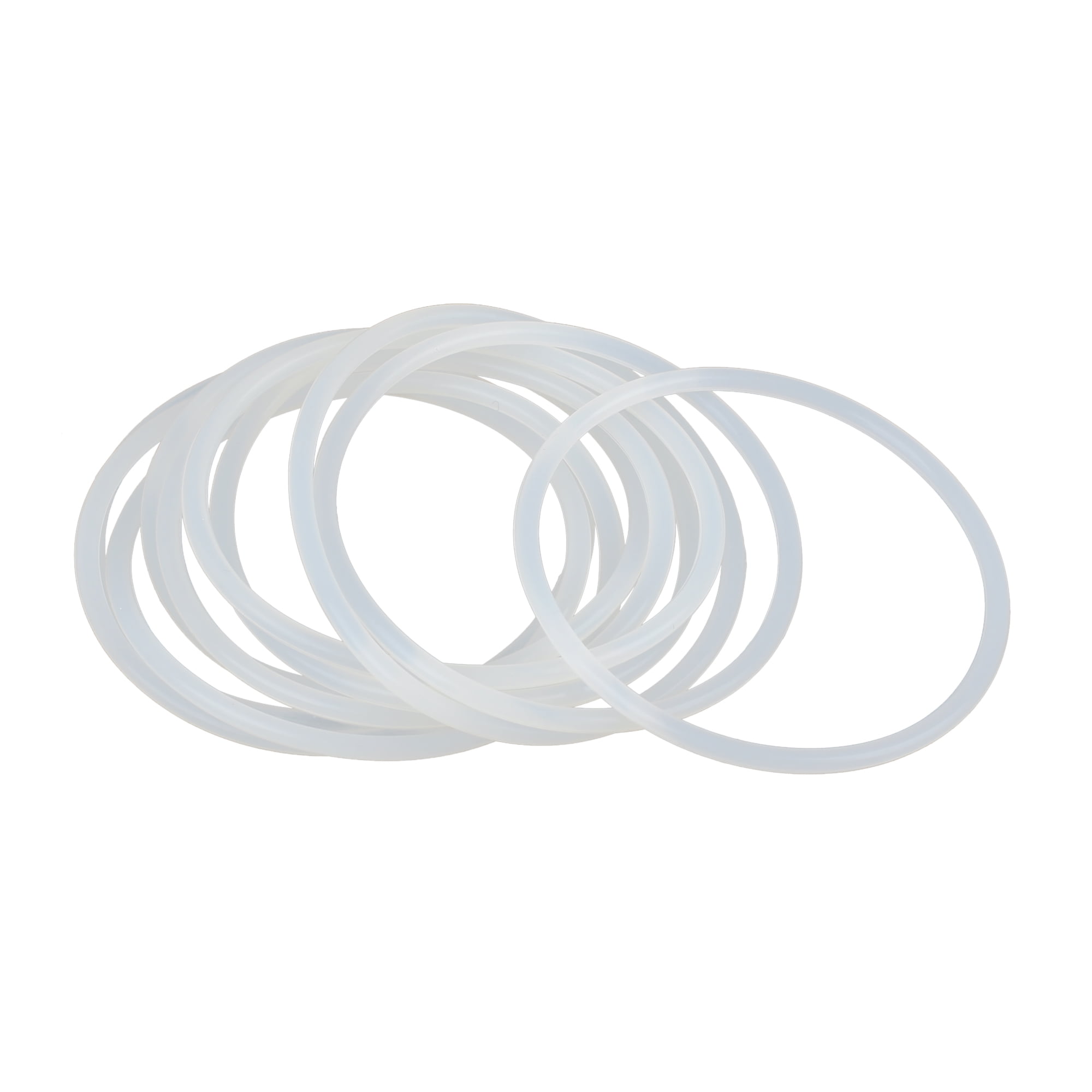 10pcs White Car Silicone Rubber ORing VMQ Seal Gasket Washer 68mm x 3