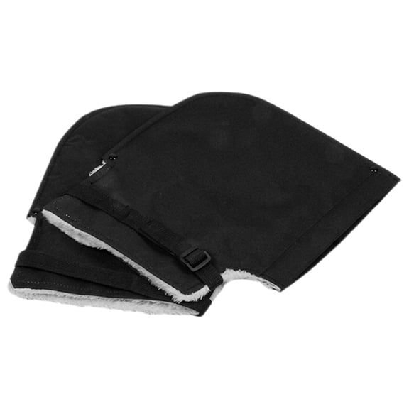 WORGEOUS 2pcs Thermal Cover Motorcycle Handlebar Gloves Waterproof And Windproof Scooter Mittens For Snowmobile And Bike Riding In Winter