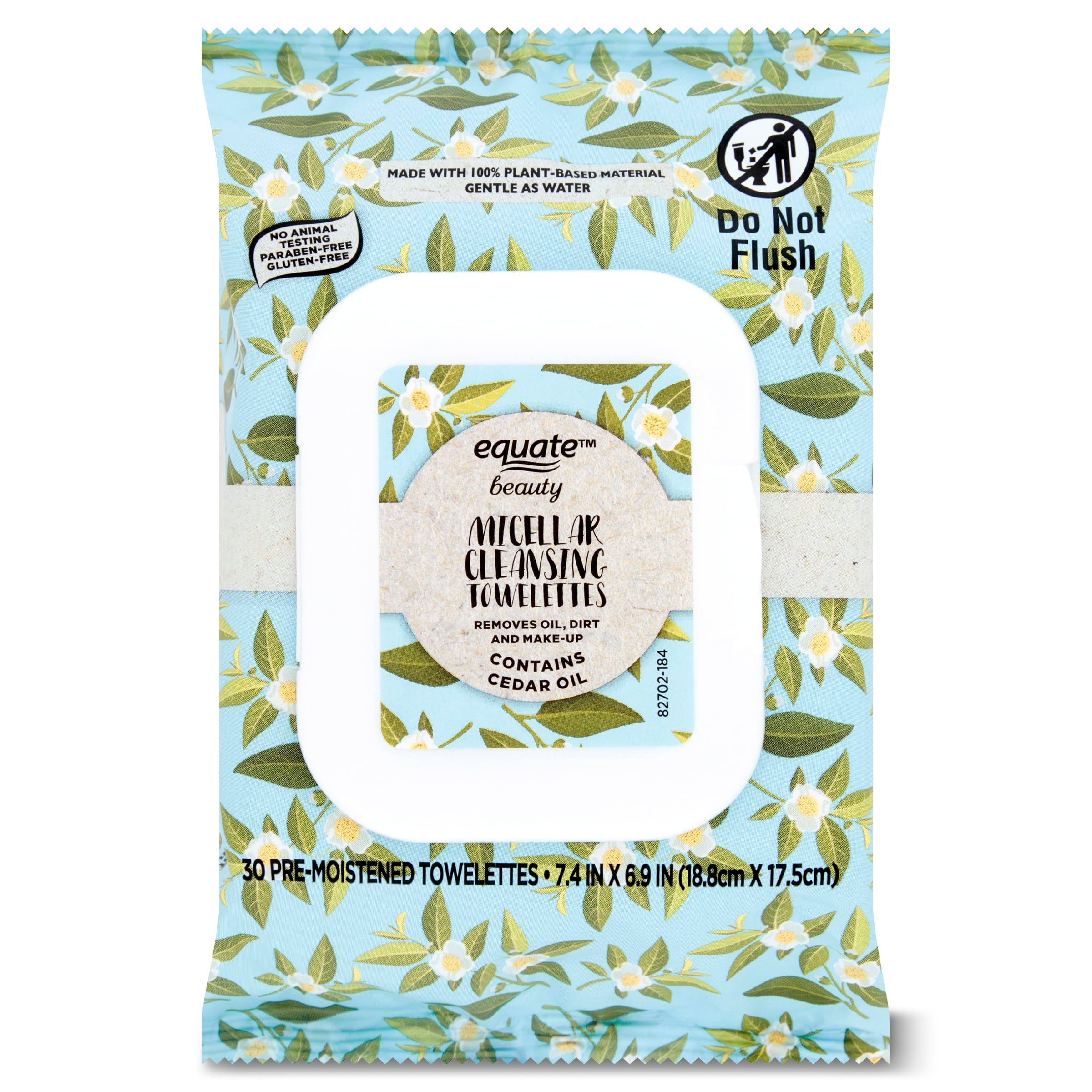 Equate Beauty Micellar Makeup Cleansing Towelettes, 30 Count