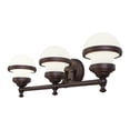 thumbnail image 2 of 5713-67 Livex Lighting Oldwick - 3 Light Bath Vanity in Modern Style - 24 Inches wide by 8.25 Inches high-Olde Bronze Finish, 2 of 10