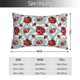 thumbnail image 2 of Fotbe Insects Funda de Almohada Decorativa Estilo Occidental, Lujo en Algodón, Fundas para Almohadas King, Cojín Estampado para Decoración del Hogar-16"x24", 2 of 6