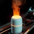 thumbnail image 1 of Car Diffuser Humidifier Aromatherapy USB Essential Oil Diffuser with 7 Color Flame Lights Cool Mist Car Humidifier Portable for Car Home Office Bedroom, 1 of 8
