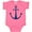 Hot Pink, variant on Inktastic Anchor Nautical Boys or Girls Baby Bodysuit