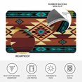 thumbnail image 3 of Turquoise Red Door Mat Indoor Outdoor,Southwest American Native Abstract Pattern Non Slip Welcome Mat with Rubber Backing,Absorbent Fabric Front Door Mats Entryway Rug for Home Entrance 20"x31.5", 3 of 8