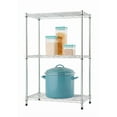thumbnail image 5 of TRINITY BASICS® 3-Tier NSF 23.2"x13.4"x35.6" Wire Shelving Rack (2 Pack) - Chrome, 5 of 14