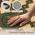 thumbnail image 6 of ODIKA 3'x5' Washable Accent Rug Pet Friendly, Non-Shedding Mat Cowboy Southwestern Mens Decorations Reindeer Lone Cabin Border Refined for Bedside, Nursery Room, 6 of 7
