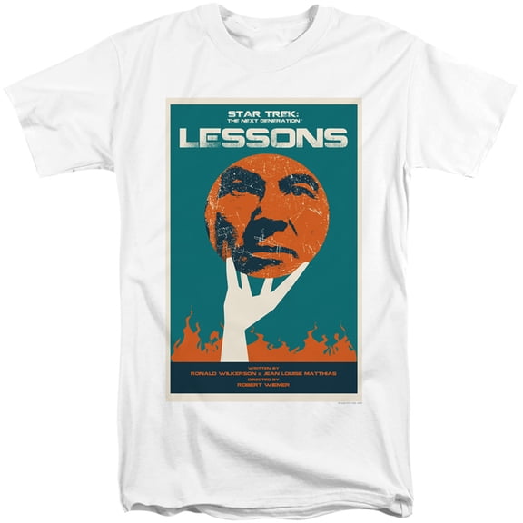 Star Trek Tng Season 6 Episode 19 Adult Tall T-Shirt 18/1 T-Shirt White