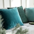 thumbnail image 3 of Funda de Almohada WEIHJMXG Terciopelo Suave 18 x 18 pulgadas Morado Oscuro, 3 of 5