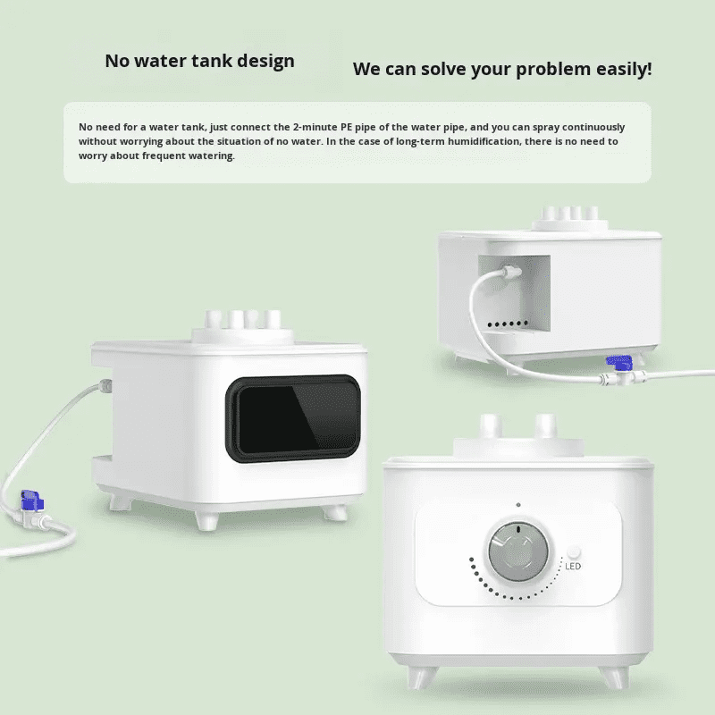 Automatic Refill Ultrasonic Mist Humidifier Bucket, Landscape Atomizer for Aquarium Fish Pond Garden Scenery