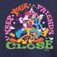 thumbnail image 3 of Disney - Mickey & Friends - Keep your Friends Close - Toddler And Youth Long Sleeve Graphic T-Shirt, 3 of 5