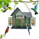 thumbnail image 2 of Hummingbird Feeder Birdhouse - Automatic Dual Birdhouse Metal Outdoor Decor, 2 of 5
