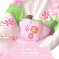 thumbnail image 3 of Silla Vibradora Little Monkey Mecedora Portátil con Juguetes y Arnés de Seguridad 3 Puntos para Bebé, 3 of 9