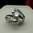 thumbnail image 5 of Aubry Engagement Ring Womens Cubic Zirconia Bauguette Ginger Lyne Collection, 5 of 5