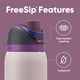 thumbnail image 3 of Owala FreeSip Insulated Stainless Steel Water Bottle with Straw for Sports and Travel, BPA-Free, 32oz, Dreamy Field, 3 of 6