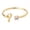 GoldI, variant on Gold Initial Ring Jewelry for Women Open Ring with Rhinestones 26 Letter Jewelry Statement Ring for Her,One Size,GoldS