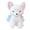 Blue, variant on Lifelike Nine-Tailed Fox Stuffed Animals Toy Realistic Red Fox Plush Toy Cute Kyuubi Kitsune Plushie Dolls Gifts for Kids 14.9''x11.8''x7.8''