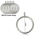 thumbnail image 3 of 30 Pcs Anneaux de Rideau de 1,5 Pouce pour Tringle à Rideau, Peuvent s'Adapter à une Tringle à Rideaux de 1,4 Pouce, 3 of 5