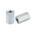 thumbnail image 1 of Unique Bargains M12x16x25mm Coupling Nuts - Galvanized Carbon Steel Hex Threaded Rod Coupler, 5 Count, 1 of 4