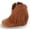A01/Brown, variant on Baby Girls Cowboy Tassel Boots Side Zipper Moccasins Soft Bottom Non-Slip Toddler Shoes