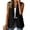 Black, variant on Yoodem Blazer for Women 2023 Womens Blazer Women's Sleeveless Coat Solid Color Cardigan Suit Casual Lapel Cardigan Jacket with Pockets Blazer Beige S