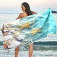 thumbnail image 7 of Dreamtimes Starfish on Summer Beach Beach Towel,Absorbent Quick Dry Sport Towel Oversized Lightweight Soft Bath Towel for Travel Sports Pool Swimming Bath Camping 30x60in, 7 of 7