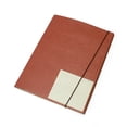 thumbnail image 1 of [Eco-friendly] FILE A5 GRAY Simple Pocket file Cover Included no-line Eco Notebook *Red, 1 of 4
