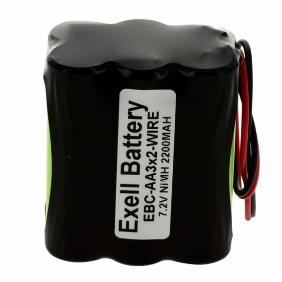 7.2V 2200mAH Custom NiMH Battery Pack for Audio Devices, 2way Radios, Exit Signs