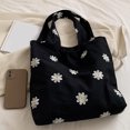 thumbnail image 3 of Bolso de viaje para mujer, bolso de mano de lona con margaritas bonitas para niñas, bolso de compras portátil Tmvgtek Para Estrenar, 3 of 4
