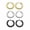 Black&Gold&Silver, variant on Men Women Stainless Steel Huggie Hoop Earrings Cartilage Lip Piercing Nose Hoop-Rose Gold-16mm