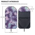 thumbnail image 5 of KUIFORTI Tie Dye Towel Seat Covers for Cars SUV Trucks,Washable Car Seat Protector from Sweat,Food,Dirt After Gym Swimming,Waterproof Car Seat Protector Cover,Purple, 5 of 6
