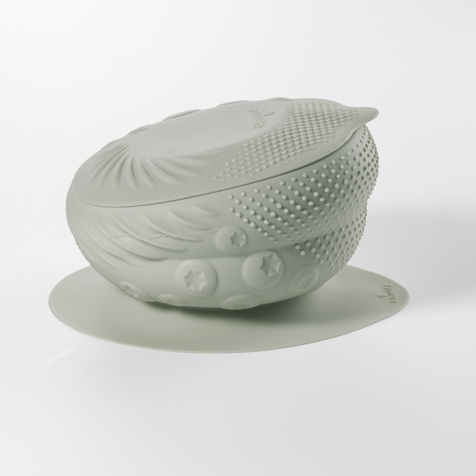 Miniware Sensory Baby Bowl, Sage, Food Grade Silicone for Sensory Development, 1-Count
