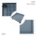 thumbnail image 4 of 1 Pce Support de Fond de Pot de Fleurs Carré Plateau de Roue Mobile Pot de Fleurs pour Intérieur Extérieur 32.5cm, 4 of 9