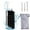 Black, variant on GENKENT Cordless Water Flosser for Teeth, Portable Rechargeable Oral Irrigator for Home Travel, Black