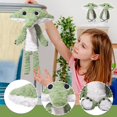 thumbnail image 6 of Plush Green Alligator Stuffed Animal Toy, Soft Cuddly Crocodile Doll for Kids, Cute Cartoon Animal Plushie, Perfect Birthday Gift for Boys and Girls,Huggable Comfort Toy, 6 of 6