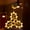 D, variant on Dvkptbk Christmas LED Light Decoration with Suction Cup Hook Christmas Tree Snowflake Snowman Battery Powered Indoor Bedroom Window Display Holiday Lights Warm White Christmas Decorations