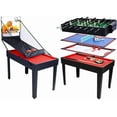 thumbnail image 5 of Acekid 5 in 1 Multi Game Table Combination Game Table Set with Foosball Table Pool Billiards Basketball Air Hockey Table Tennis Black Red, 5 of 7