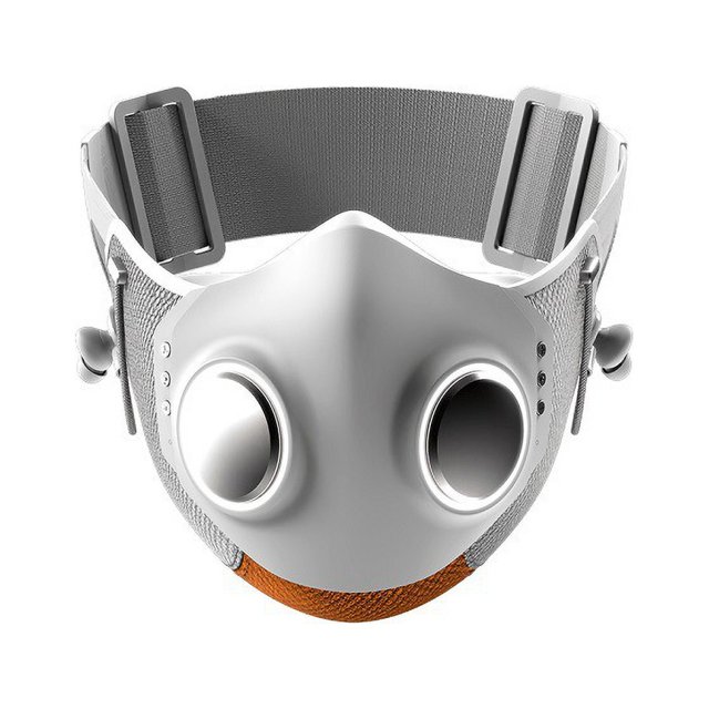 Protector facial de alta tecnología, protección contra el polvo, protector facial de seguridad atlético duradero para deportes al aire libre, nuevo (negro) ER
