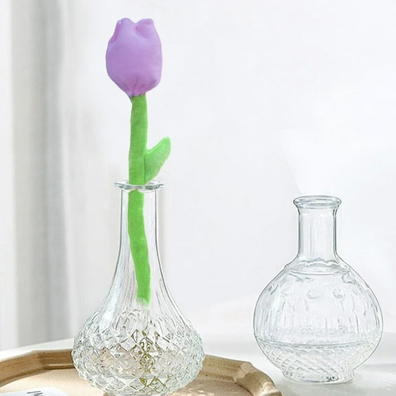 Byujiro Soft and Colorful Plush Flower - Forever Blooming Gift for Women, Girls, Home Desk Decor, Valentine's Day Mother's Day Gift