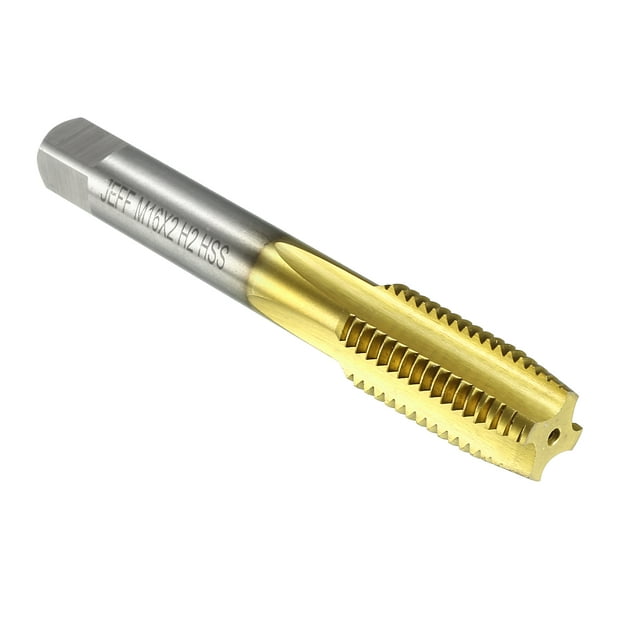 Unique Bargains Metric M16 x2 H2 Right Hand Thread Plug Ti-coated for Threading Tapping
