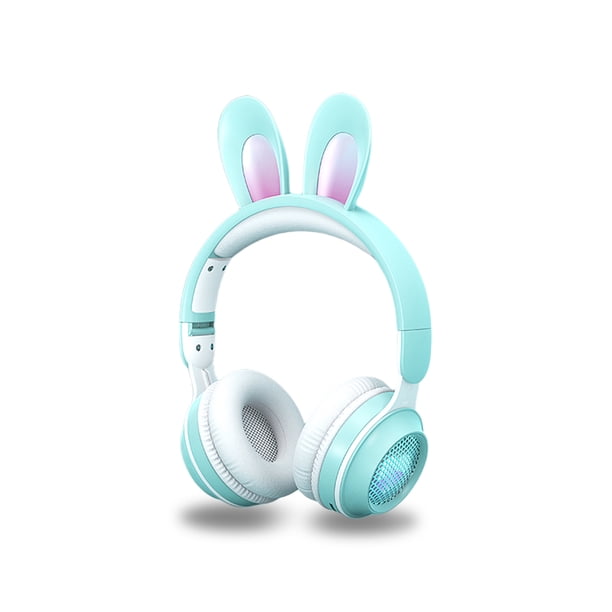 Methold Auricular Iluminación LED Micro USB Recargable Control de volumen Auricular Auricular portátil manos libres Cables de audio/vídeo Verde