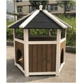 thumbnail image 2 of Seny Outdoor Wooden Cat House Weatherproof,Sturdy and Cute for Play and Hide, 2 of 4