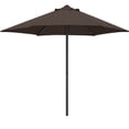thumbnail image 3 of ABCCANOPY 7.5ft Outdoor Market Hand Push Patio Umbrella,12+Colors, Brown, 3 of 8