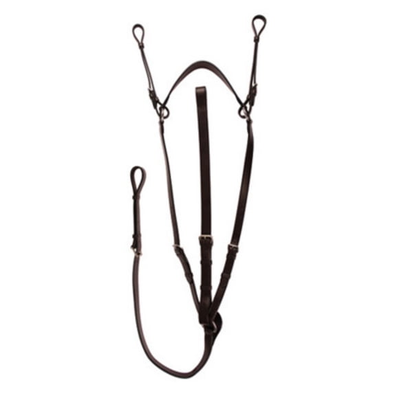 Henri de Rivel Advantage Flat Breastplate Martingale with Standing Attachment