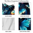 thumbnail image 4 of luoweisi Men's Beach Shorts Quick Dry Swim Trunks with Mesh Lining Butterfly XL, 4 of 5