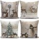thumbnail image 1 of Fundas Cojines Navidad Juego de 4 Funda de Almohadas Decoracion Navidad hogar decoración navideña Funda de cojín Navidad Christmas Decorations Xmas Cushion Covers Pillow, 1 of 5