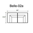 thumbnail image 3 of BELLE-02a-CILANTRO Belle 2 Piece Outdoor Wicker Patio Furniture Set 02a with 2 Covers: Wheat and Cilantro, 3 of 5